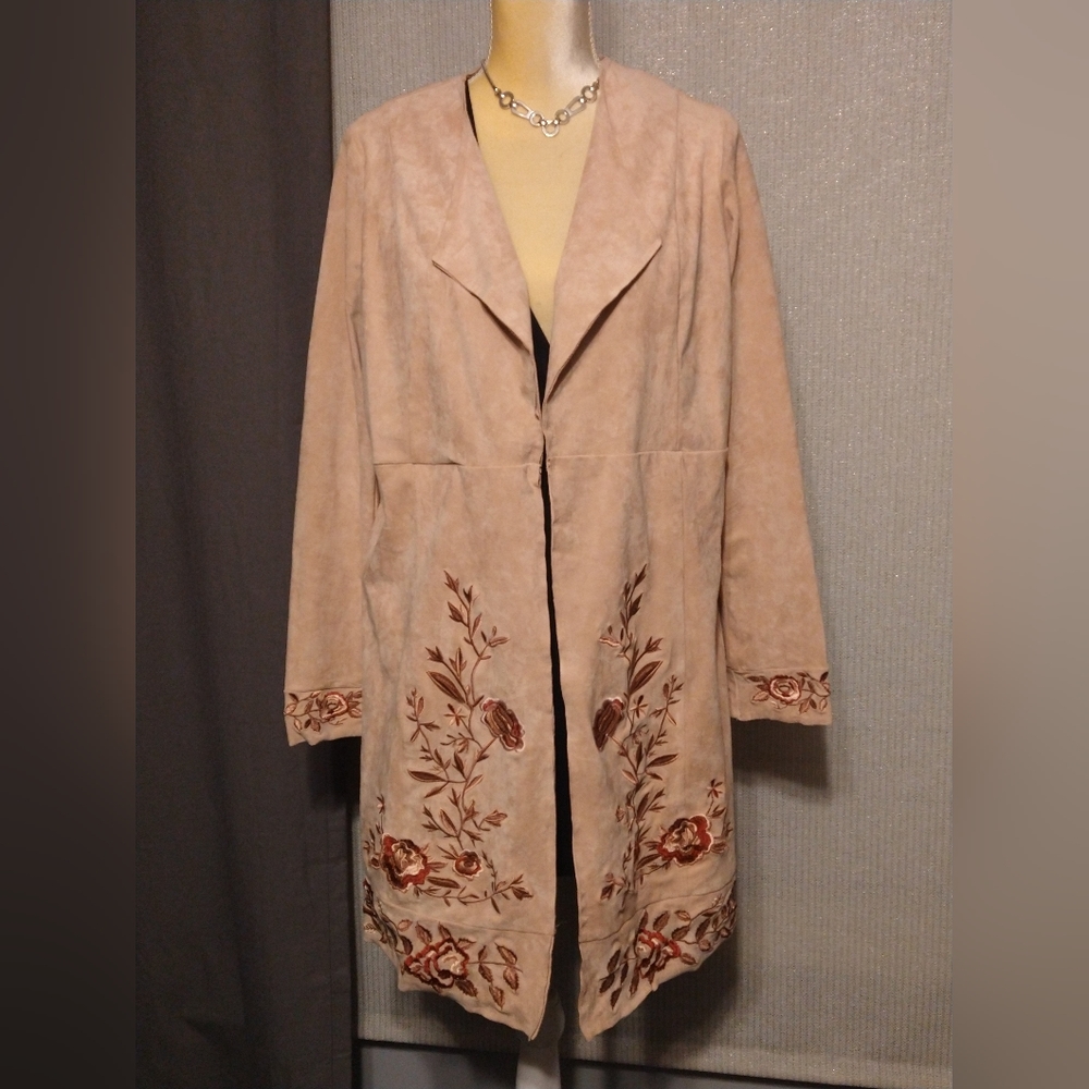Curations Embroidered Jacket M - image 1